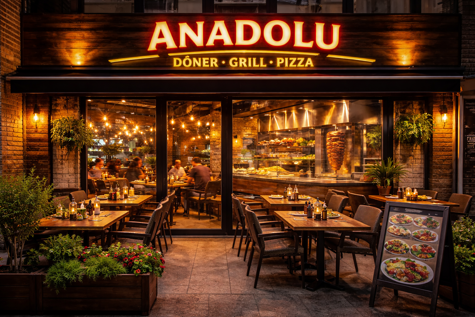 Grillen im Anadolu Grillhaus
